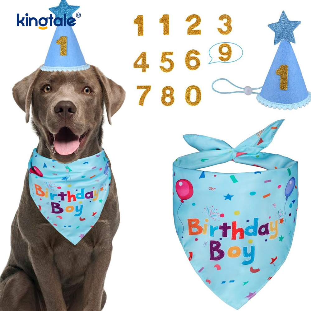 Set bandana za rođendan kućnih ljubimaca