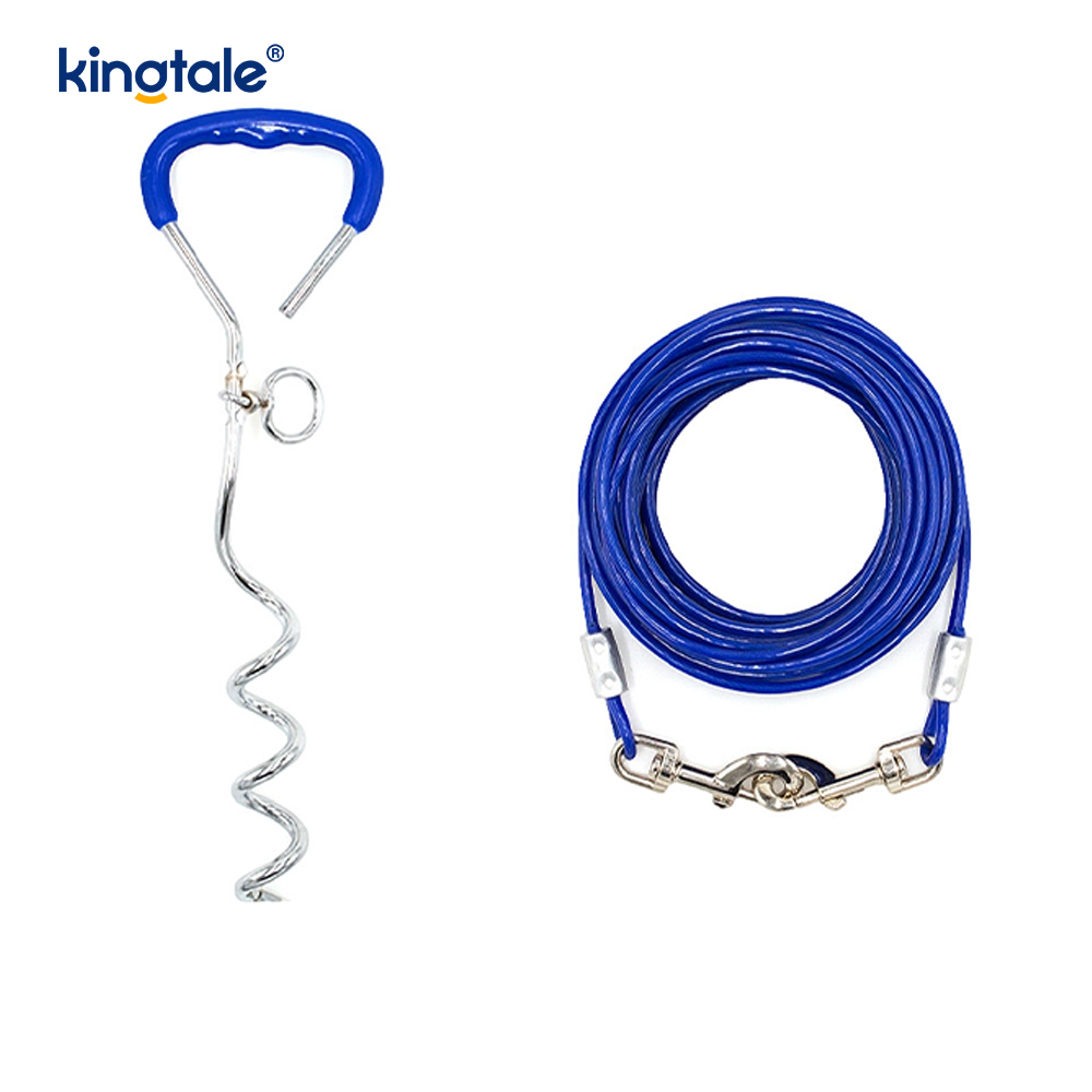 Kabel za vezivanje pasa i kolac s mekim ručkama