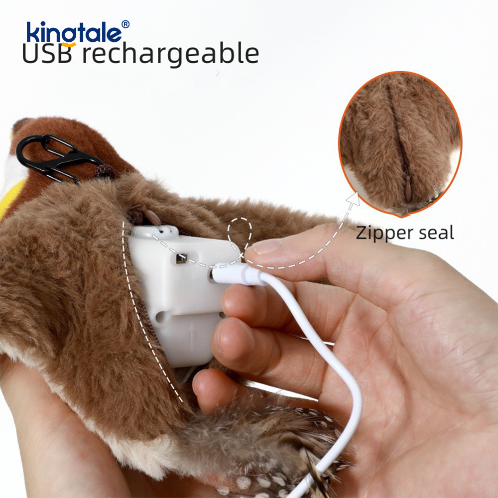Simulacija Sparrow Pet plišana igračka za sve pasmine Cat Kicker Catnip Toys Sparrow