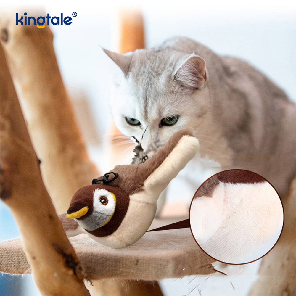 Simulacija Sparrow Pet plišana igračka za sve pasmine Cat Kicker Catnip Toys Sparrow