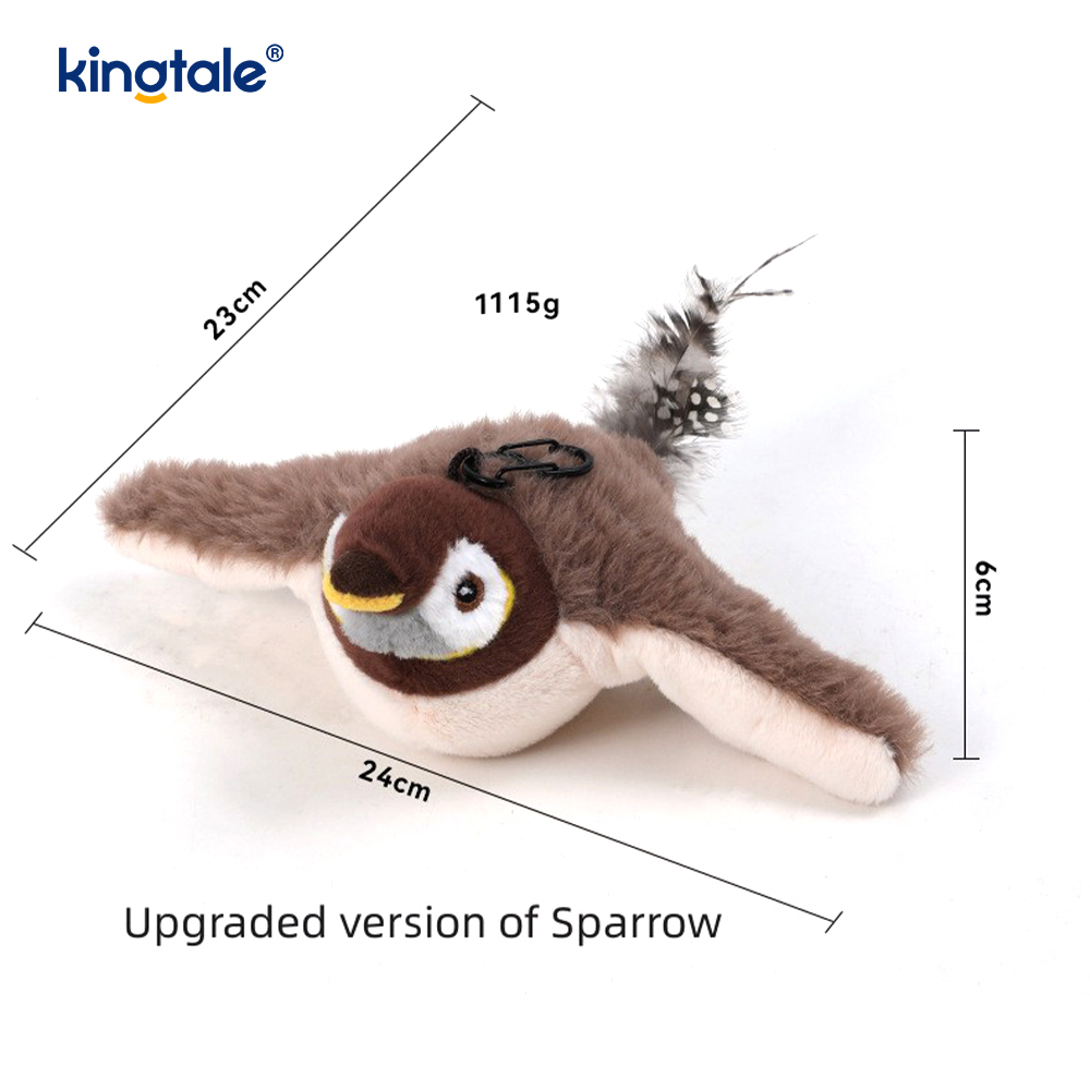 Simulacija Sparrow Pet plišana igračka za sve pasmine Cat Kicker Catnip Toys Sparrow