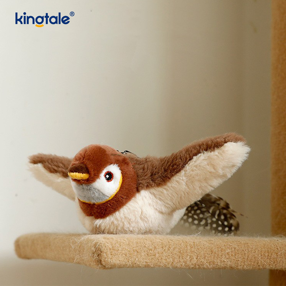 Simulacija Sparrow Pet plišana igračka za sve pasmine Cat Kicker Catnip Toys Sparrow