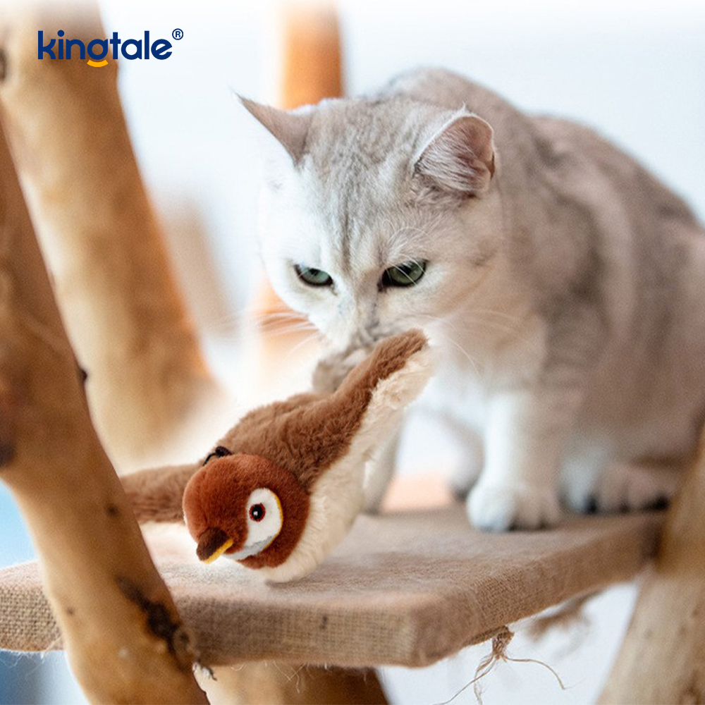 Simulacija Sparrow Pet plišana igračka za sve pasmine Cat Kicker Catnip Toys Sparrow