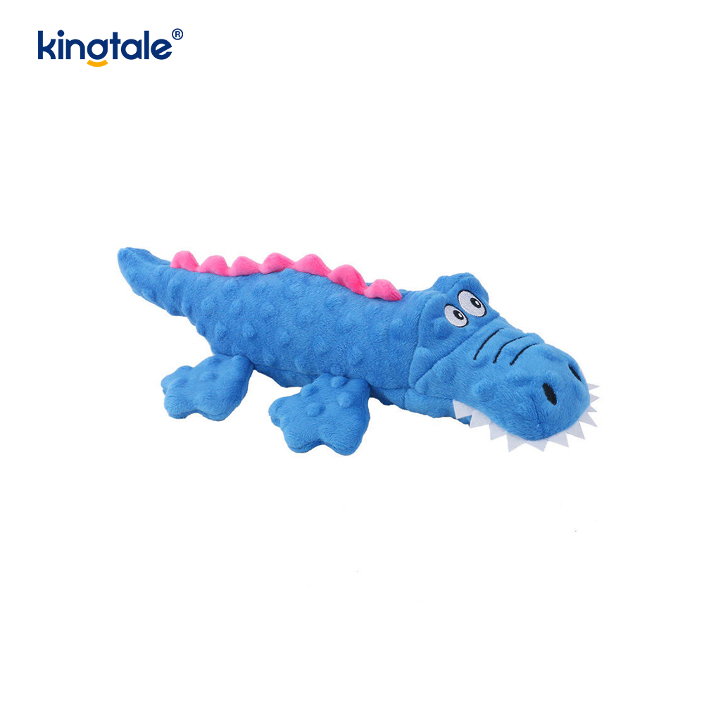 Plišana igračka Pet Squeak Crocodile za čišćenje zubi