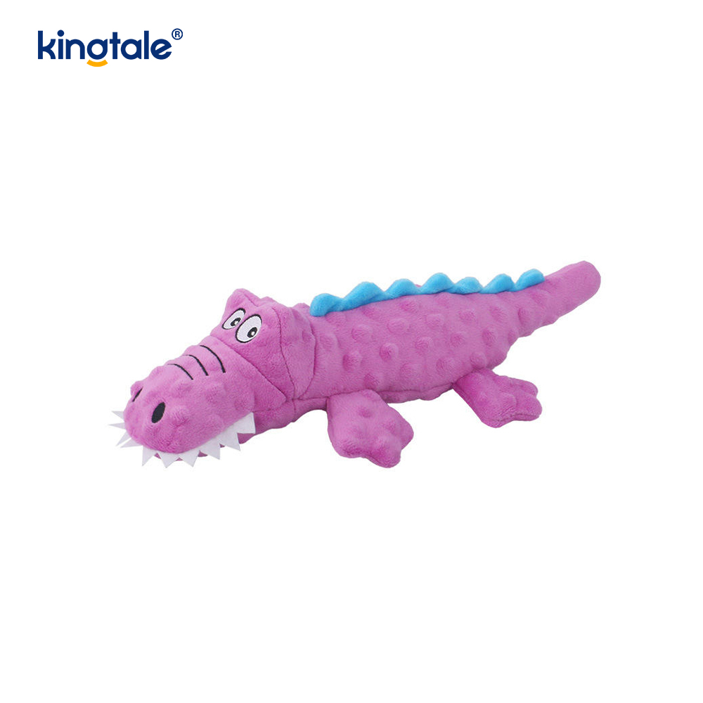 Plišana igračka Pet Squeak Crocodile za čišćenje zubi