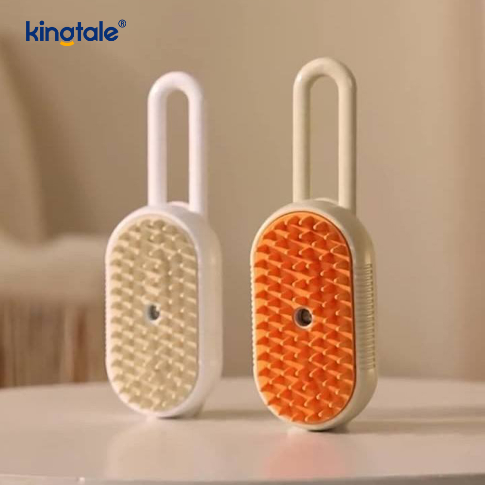 Parna četka za mačke 3 u 1 Steamy Pet Brush Silikonski masažni češalj za skidanje dlake za pse