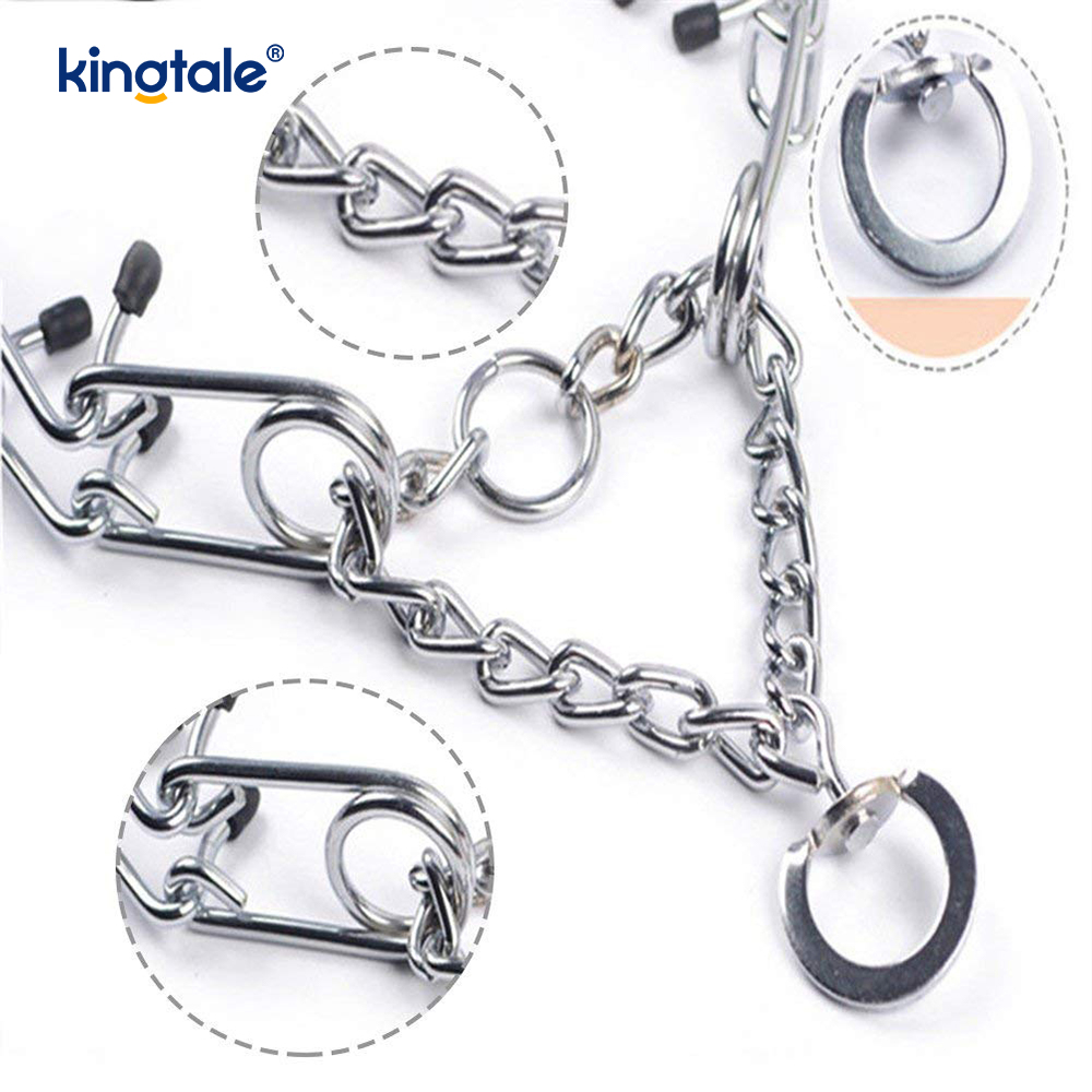Pet Pinch Choke Collars Ogrlica za dresuru pasa s metalnim zupcima od ugljičnog čelika