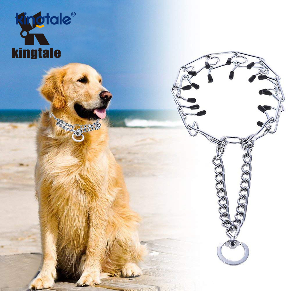 Pet Pinch Choke Collars Ogrlica za dresuru pasa s metalnim zupcima od ugljičnog čelika