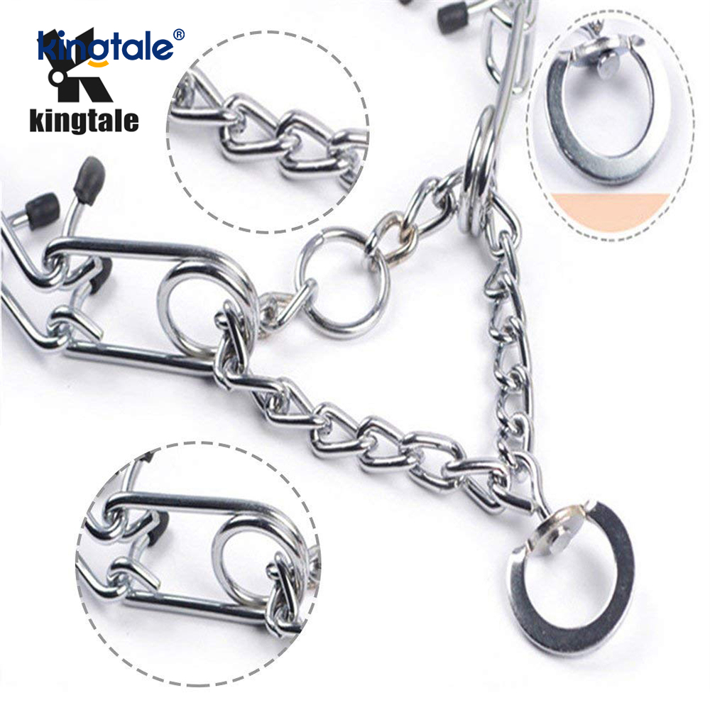Pet Pinch Choke Collars Ogrlica za dresuru pasa s metalnim zupcima od ugljičnog čelika