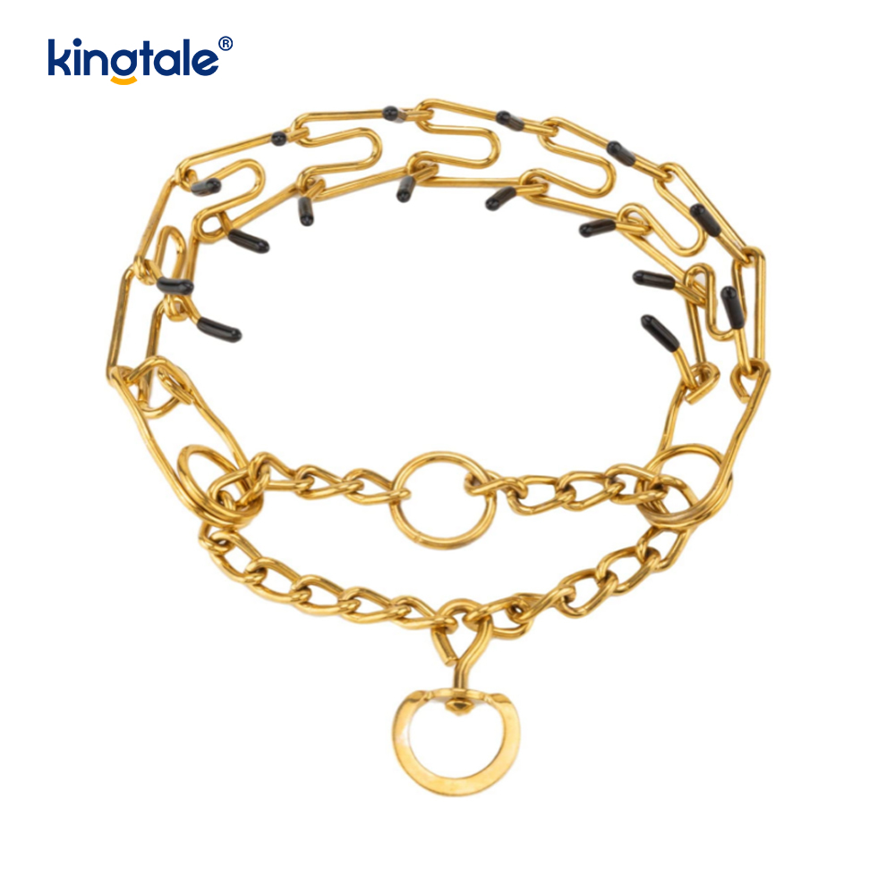 Pet Pinch Choke Collars Ogrlica za dresuru pasa s metalnim zupcima od ugljičnog čelika