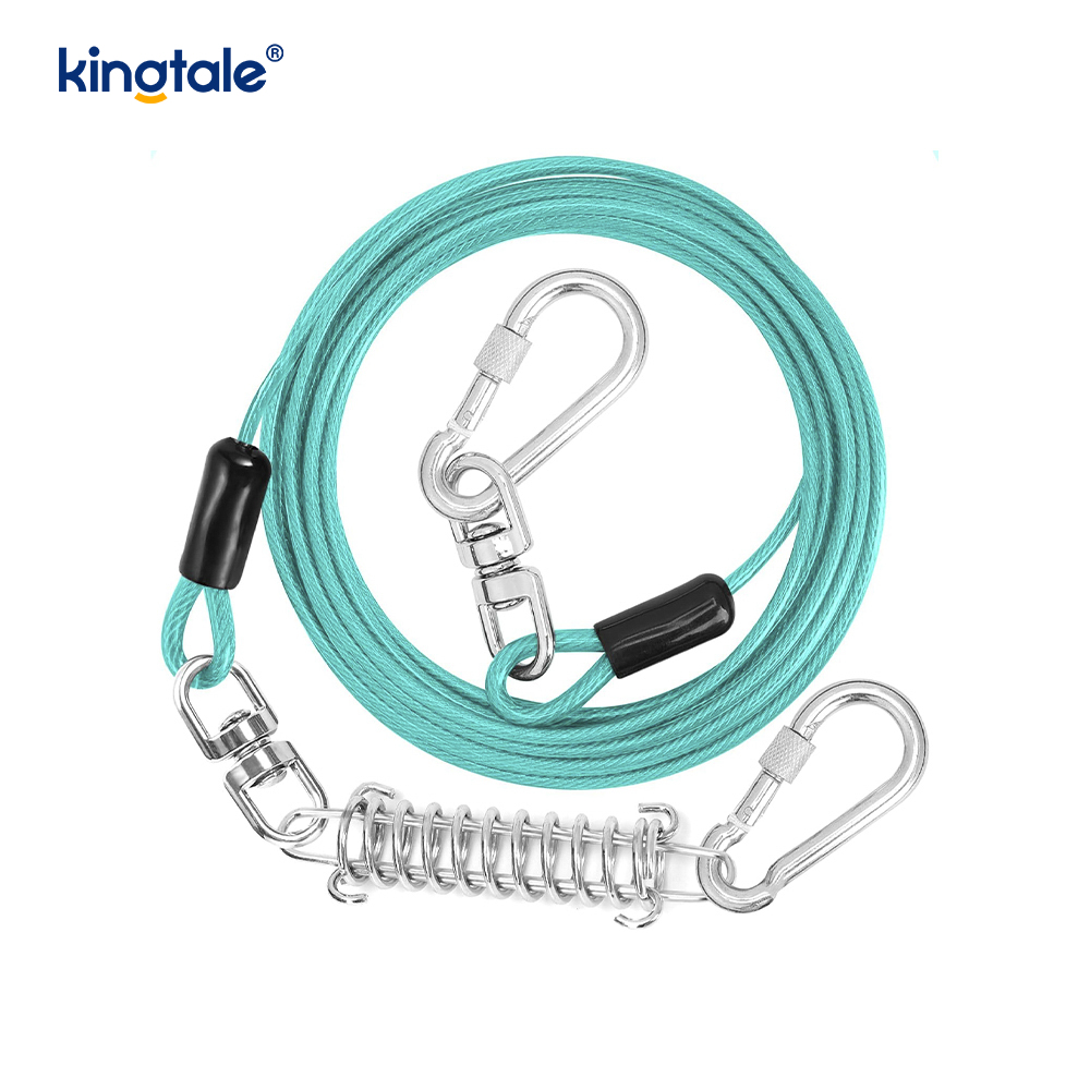 Reflektirajuća opruga, presvučena plastikom, uzica za dresuru pasa, kabel za vezivanje pasa Reflektirajuća opruga, presvučena plastikom, uzica za dresuru pasa, kabel za vezivanje pasa