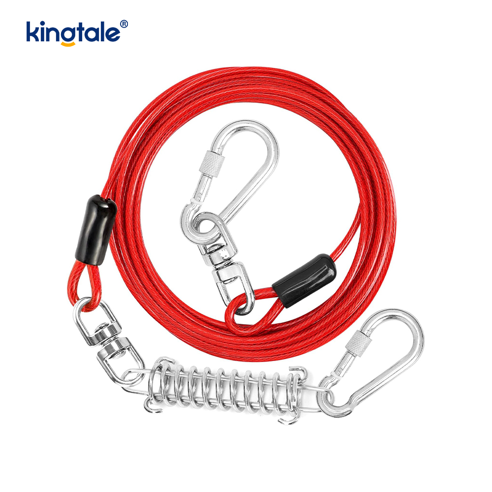 Reflektirajuća opruga, presvučena plastikom, uzica za dresuru pasa, kabel za vezivanje pasa Reflektirajuća opruga, presvučena plastikom, uzica za dresuru pasa, kabel za vezivanje pasa