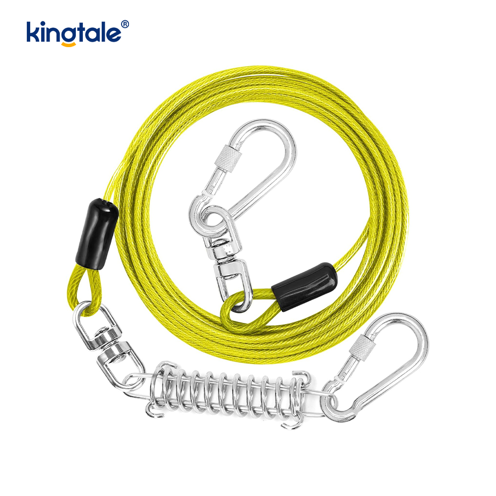 Reflektirajuća opruga, presvučena plastikom, uzica za dresuru pasa, kabel za vezivanje pasa Reflektirajuća opruga, presvučena plastikom, uzica za dresuru pasa, kabel za vezivanje pasa