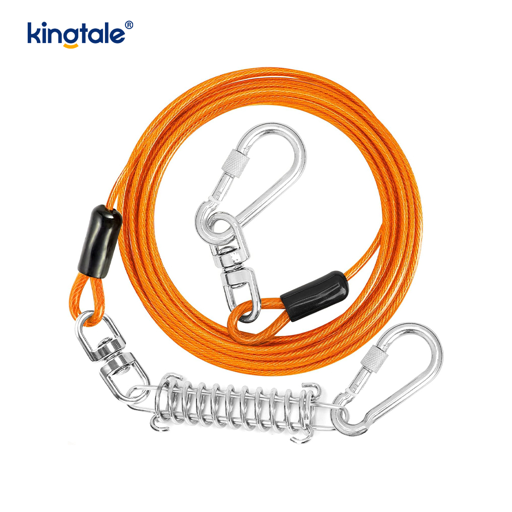 Reflektirajuća opruga, presvučena plastikom, uzica za dresuru pasa, kabel za vezivanje pasa Reflektirajuća opruga, presvučena plastikom, uzica za dresuru pasa, kabel za vezivanje pasa