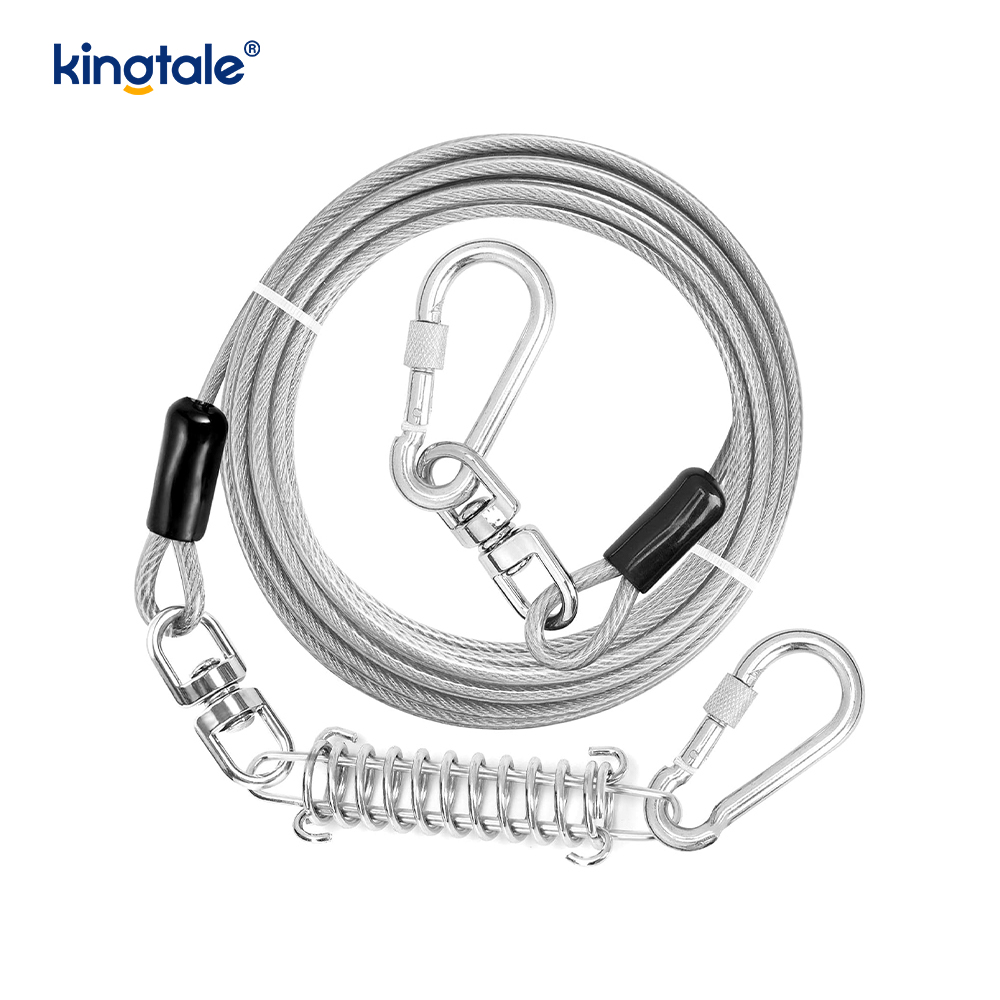 Reflektirajuća opruga, presvučena plastikom, uzica za dresuru pasa, kabel za vezivanje pasa Reflektirajuća opruga, presvučena plastikom, uzica za dresuru pasa, kabel za vezivanje pasa