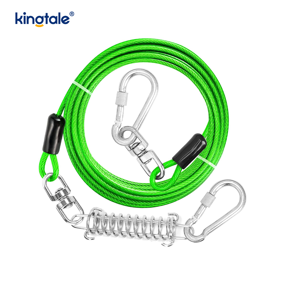 Reflektirajuća opruga, presvučena plastikom, uzica za dresuru pasa, kabel za vezivanje pasa Reflektirajuća opruga, presvučena plastikom, uzica za dresuru pasa, kabel za vezivanje pasa