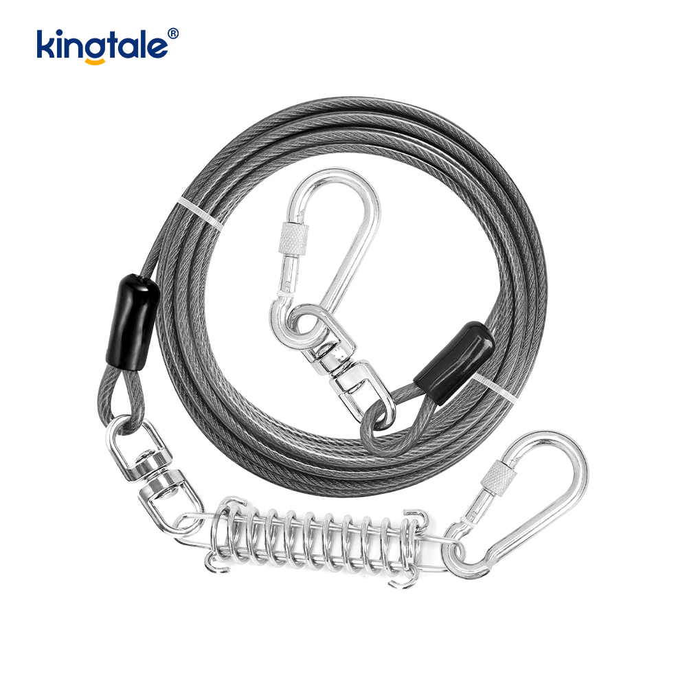 Reflektirajuća opruga, presvučena plastikom, uzica za dresuru pasa, kabel za vezivanje pasa Reflektirajuća opruga, presvučena plastikom, uzica za dresuru pasa, kabel za vezivanje pasa
