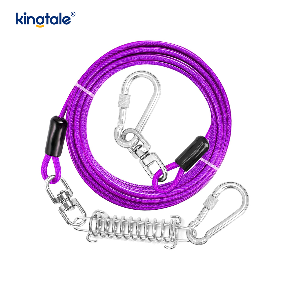 Reflektirajuća opruga, presvučena plastikom, uzica za dresuru pasa, kabel za vezivanje pasa Reflektirajuća opruga, presvučena plastikom, uzica za dresuru pasa, kabel za vezivanje pasa