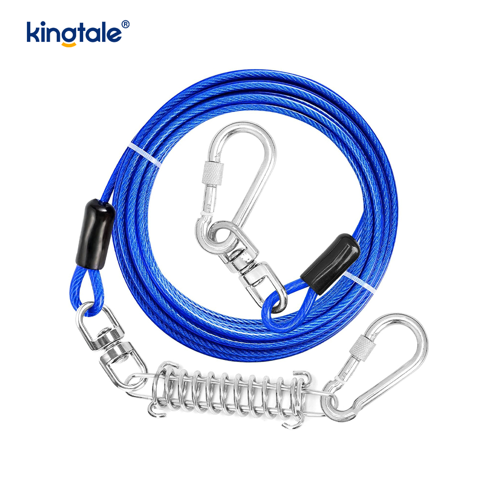 Reflektirajuća opruga, presvučena plastikom, uzica za dresuru pasa, kabel za vezivanje pasa Reflektirajuća opruga, presvučena plastikom, uzica za dresuru pasa, kabel za vezivanje pasa