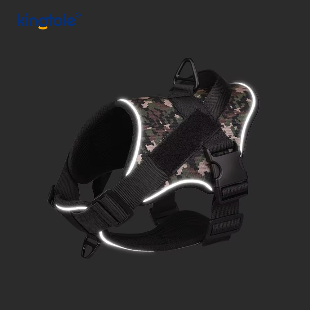 Heavy Duty Tactical No Pull Podesivi reflektirajući prsluk za pse