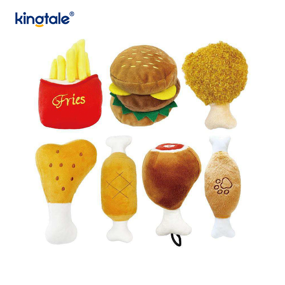 Hrana vrišteća igračka Hamburger, pomfrit, pileći ali za mačku i psa