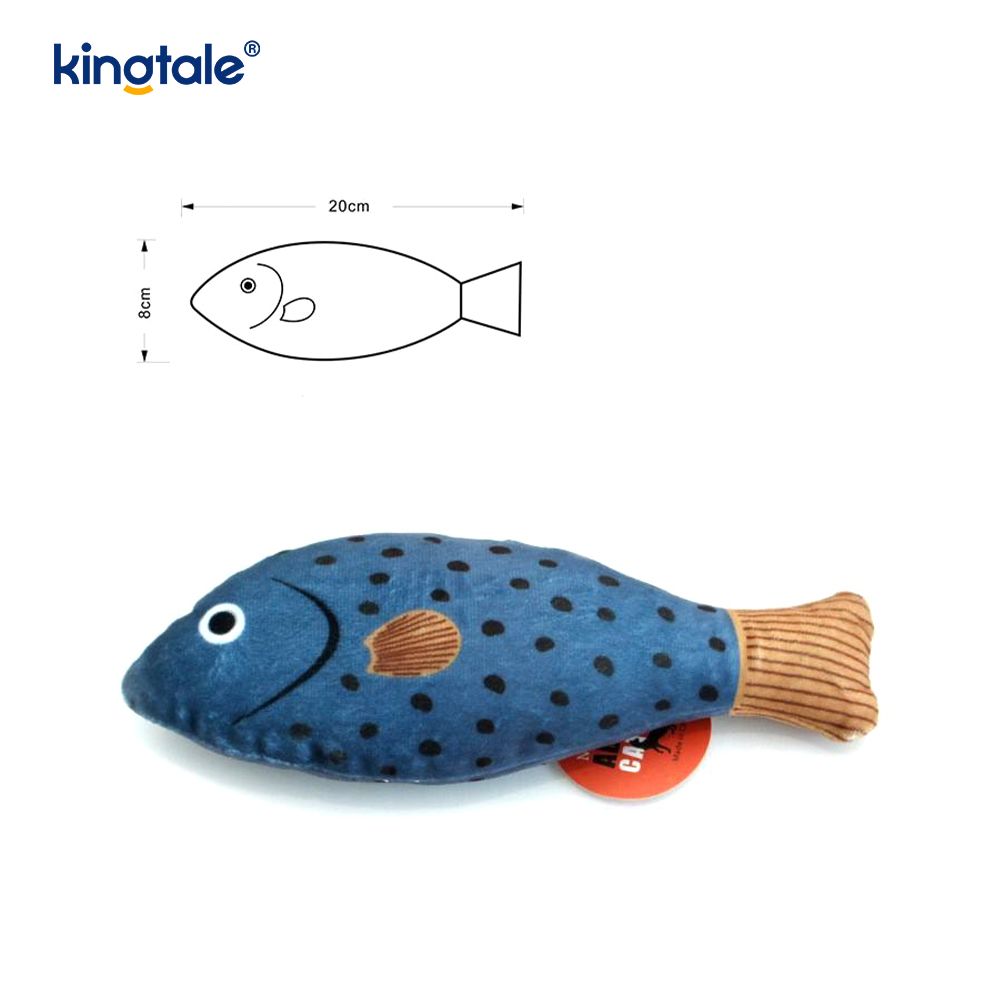 Squeaky Durable mačje igračke od mačje metvice s raznim realističnim ribama