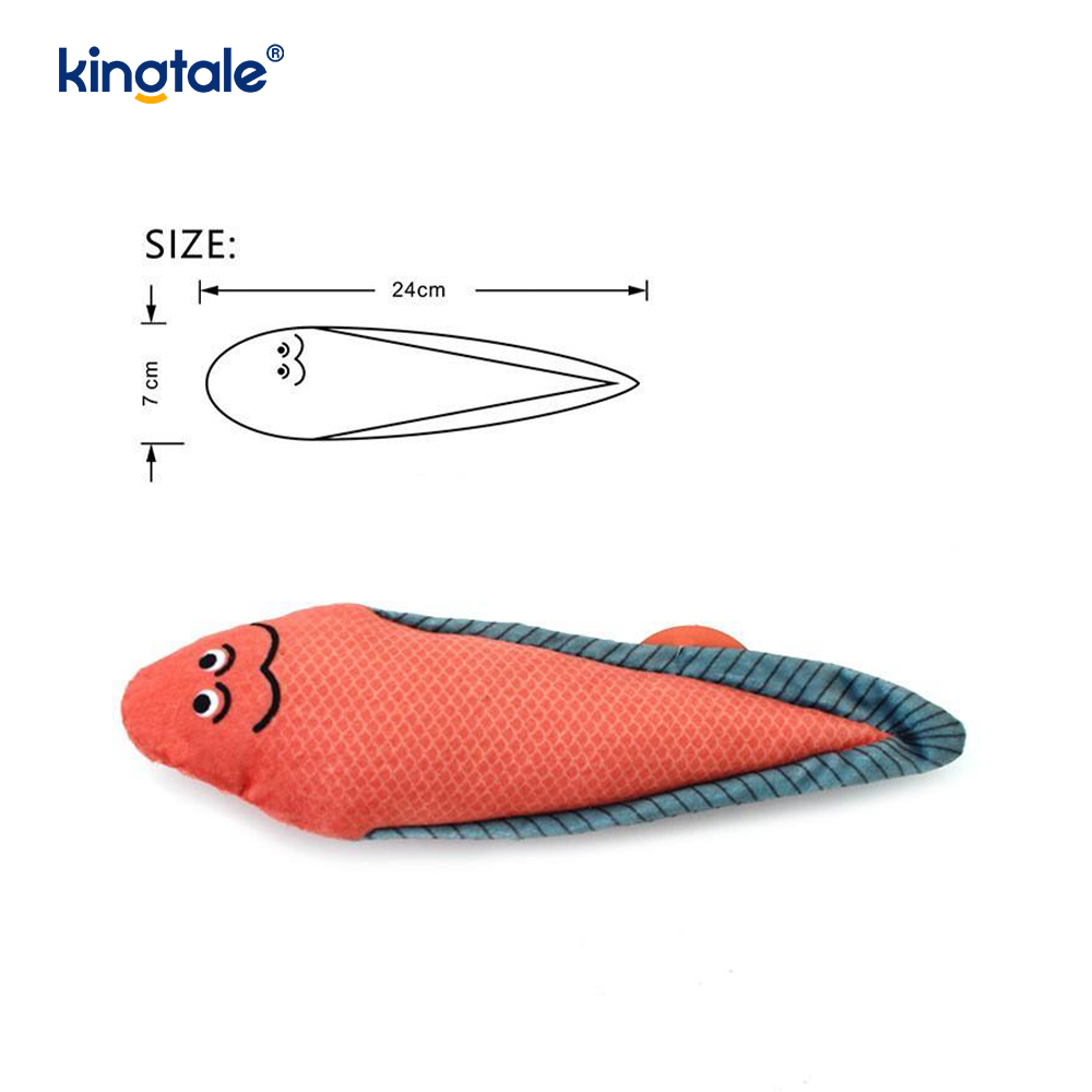 Squeaky Durable mačje igračke od mačje metvice s raznim realističnim ribama