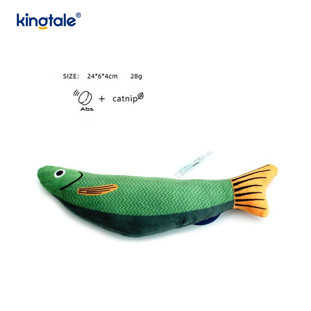 Squeaky Durable mačje igračke od mačje metvice s raznim realističnim ribama