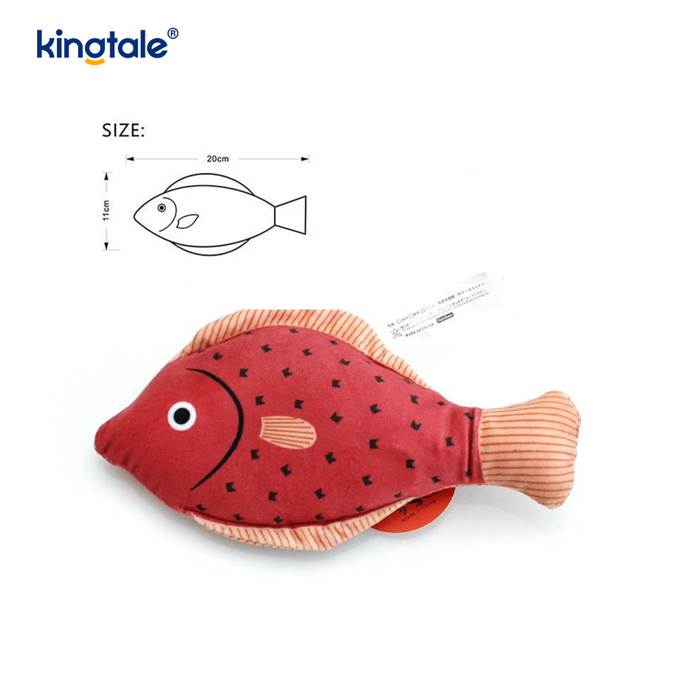 Squeaky Durable mačje igračke od mačje metvice s raznim realističnim ribama